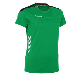 Groen Hummel Valencia T shirt met korte mouwen voor dames