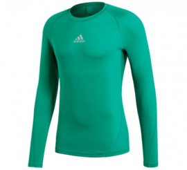 Adidas thermoshirt  groen lange mouw