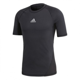 Zwart Adidas thermoshirt met korte mouwen