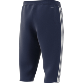 Driekwart donkerblauwe broek van Adidas TIRO 19