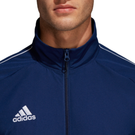 Adidas Core 18 trainingsjas blauw