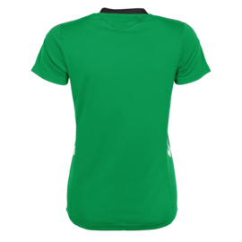 Groen Hummel Valencia T shirt met korte mouwen voor dames