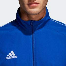 Adidas Core 18 trainingsjas lichtblauw