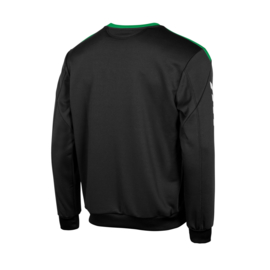 Zwarte Hummel Valencia sweater met groene tint