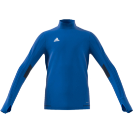 Lichtblauwe Adidas Tiro 17 sweater junior