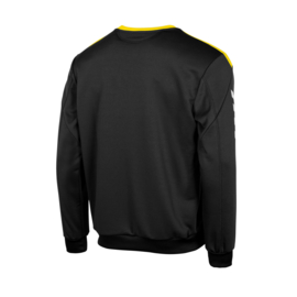 Zwarte Hummel Valencia sweater met gele tint