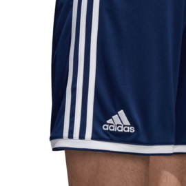 Blauwe sportbroek Adidasmet witte strepen Regista 18