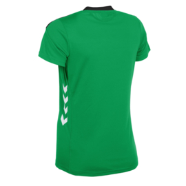 Groen Hummel Valencia T shirt met korte mouwen voor dames