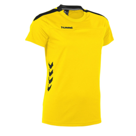 Gele Hummel Valencia T shirt met korte mouwen voor dames