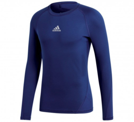 Adidas thermoshirt  donkerblauw  lange mouw