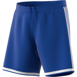 Blauwe sportbroek Adidas met witte strepen Regista 18