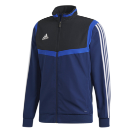 Donkerblauwe Adidas TIRO 19 trainingsjas