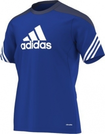 Adidas trainings shirt blauw