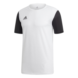 Junior wit Estro 19 Adidas shirt met korte mouwen