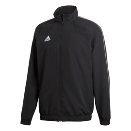 Adidas Core 18 trainingsjas zwart