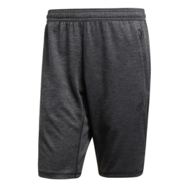 Grijze korte broek van stof Adidas met zakken