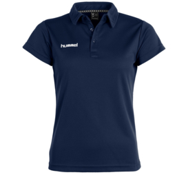 Blauwe sportieve dames polo van Hummel