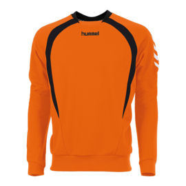 Hummel Teamlijn sweater Oranje junior trui