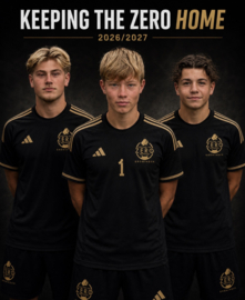 Keeping the ZERO trainingsshirt  2026/2027 BLACK / Gold HOME