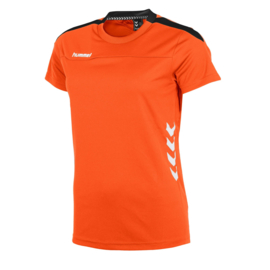 Oranje Hummel Valencia T shirt met korte mouwen voor dames