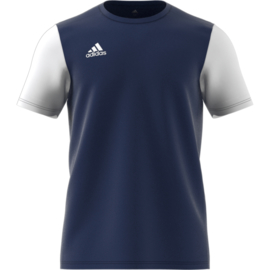 Blauw Estro 19 Adidas shirt met korte mouwen