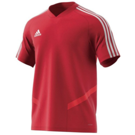 Adidas Tiro 19 training jersey rood shirt korte mouw