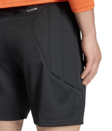 Adidas Tierro 26 korte keepersbroek zwart junior en senior met bescherming