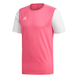 Junior Roze Estro 19 Adidas shirt met korte mouwen