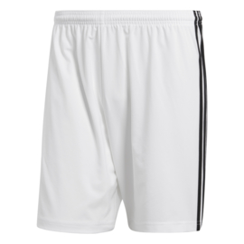 Witte korte broek Adidas zwarte strepen Condivo 18