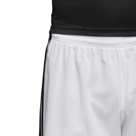 Witte korte broek Adidas zwarte strepen Condivo 18