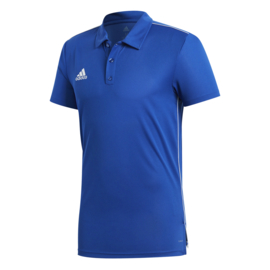 Lichtblauwe Adidas polo Core 18