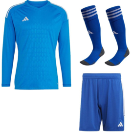 Adidas Tiro 23 blauw keepersshirt / keeperstenue