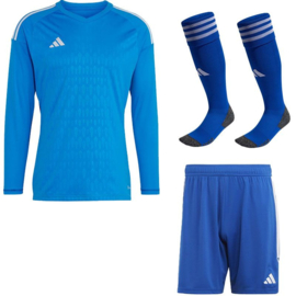 Adidas Tiro 23 blauw keeperstenue / keepersshirt  junior