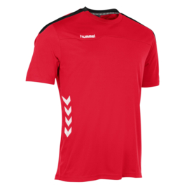 Rood Hummel Valencia shirt met korte mouwen