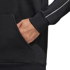 Zwarte Adidas hoody met capuchon Core 18