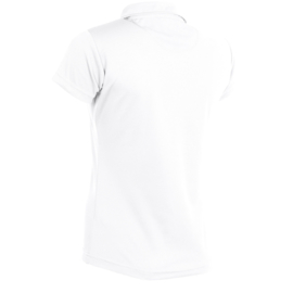 Witte sportieve dames polo van Hummel