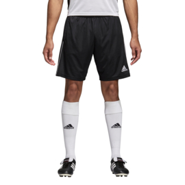 Zwarte voetbalshort Adidas Core 18 met steekzakken