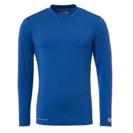 Blauw ondershirt / thermoshirt junior en senior Uhlsport
