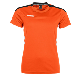 Oranje Hummel Valencia T shirt met korte mouwen voor dames