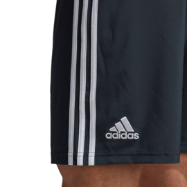 Donkergrijze korte broek Adidas witte strepen Condivo 18