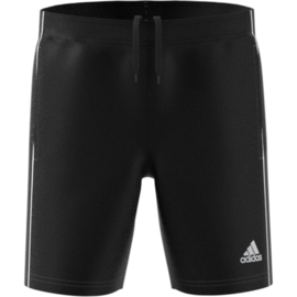 Zwarte korte sportbroek Adidas Core 18