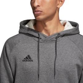 Grijze Adidas hoody met capuchon Core 18