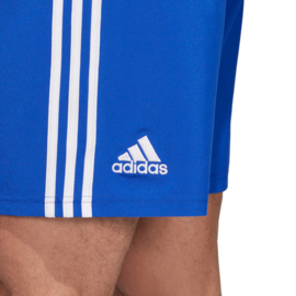 Blauwe korte broek Adidas witte strepen Condivo 18