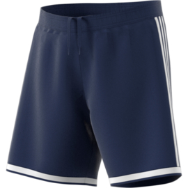 Sportbroek blauw Adidas met witte Adidas strepen Regista 18