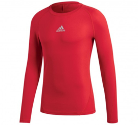 Adidas thermoshirt  rood lange mouw