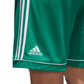 Groene voetbalbroek Adidas met witte strepen Squad​