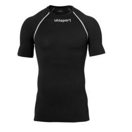 Zwart thermoshirt korte mouwen Uhlsport