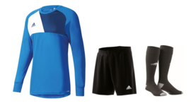 Adidas Assita junior keeperstenue blauw