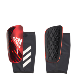 Adidas X Pro scheenbeschermers met sok rood - zwart
