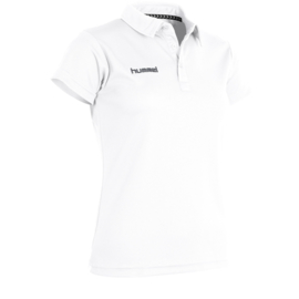 Witte sportieve dames polo van Hummel